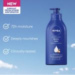 NIVEA Body Milk, Moisturizer Lotion, with Deep Moisture Serum, Almond Oil & Vitamin E (400 ml) - Image 2