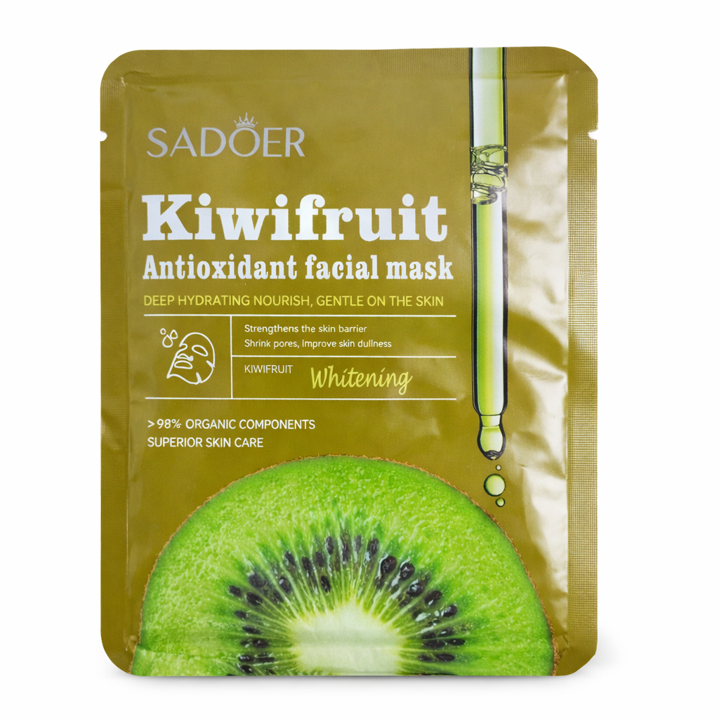 Image_20260129172658 SADOER Kiwifruit Antioxidant Facial Sheet Mask – Deep Hydration & Brightening Care (1 Sheet)